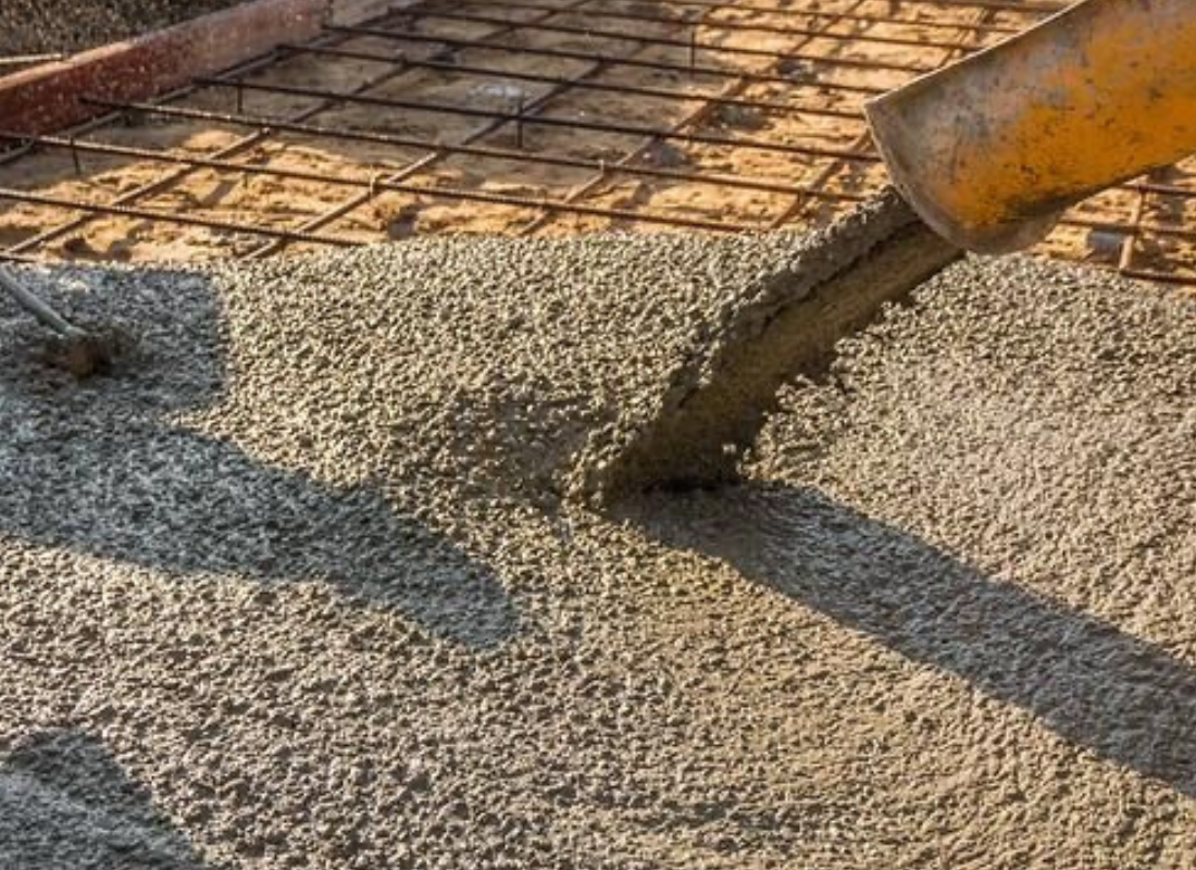 écoulement béton Dallage terrasse